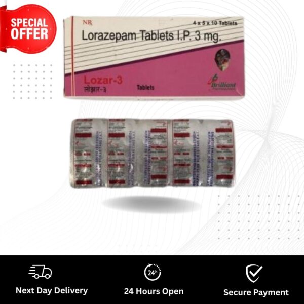 Lorazepam 3mg Tablets